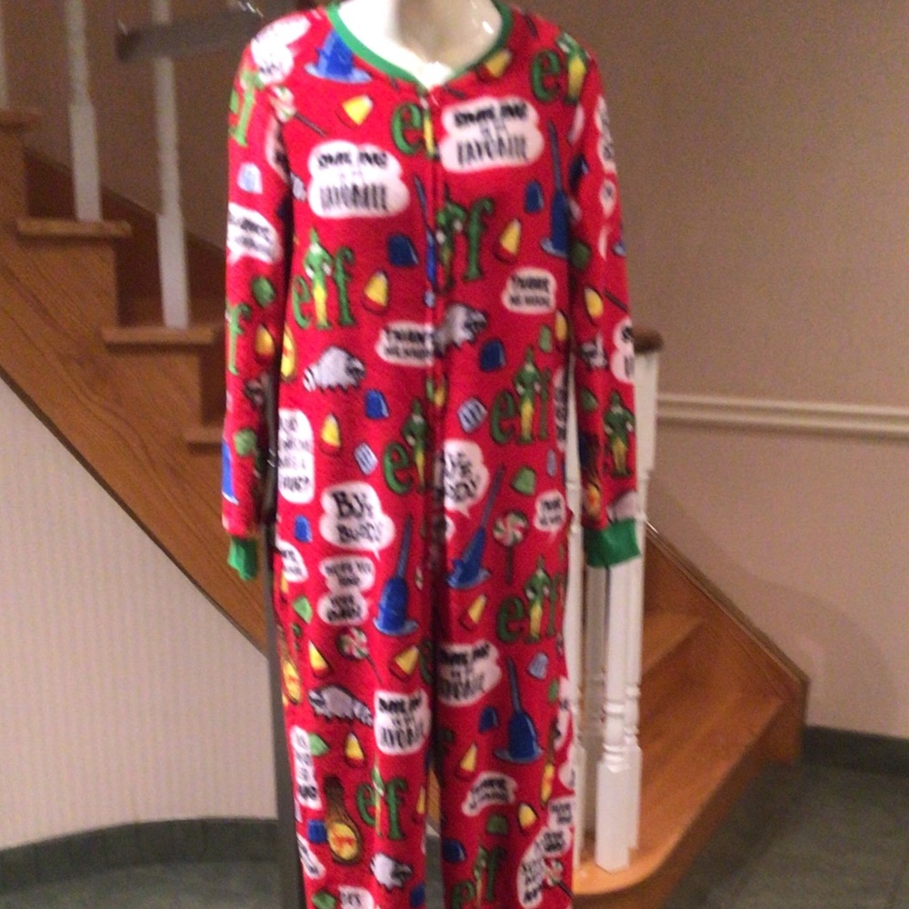 🎄unisex Youth/adult Christmas elf onesie pyjamas